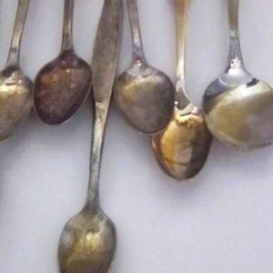 Antique silverware